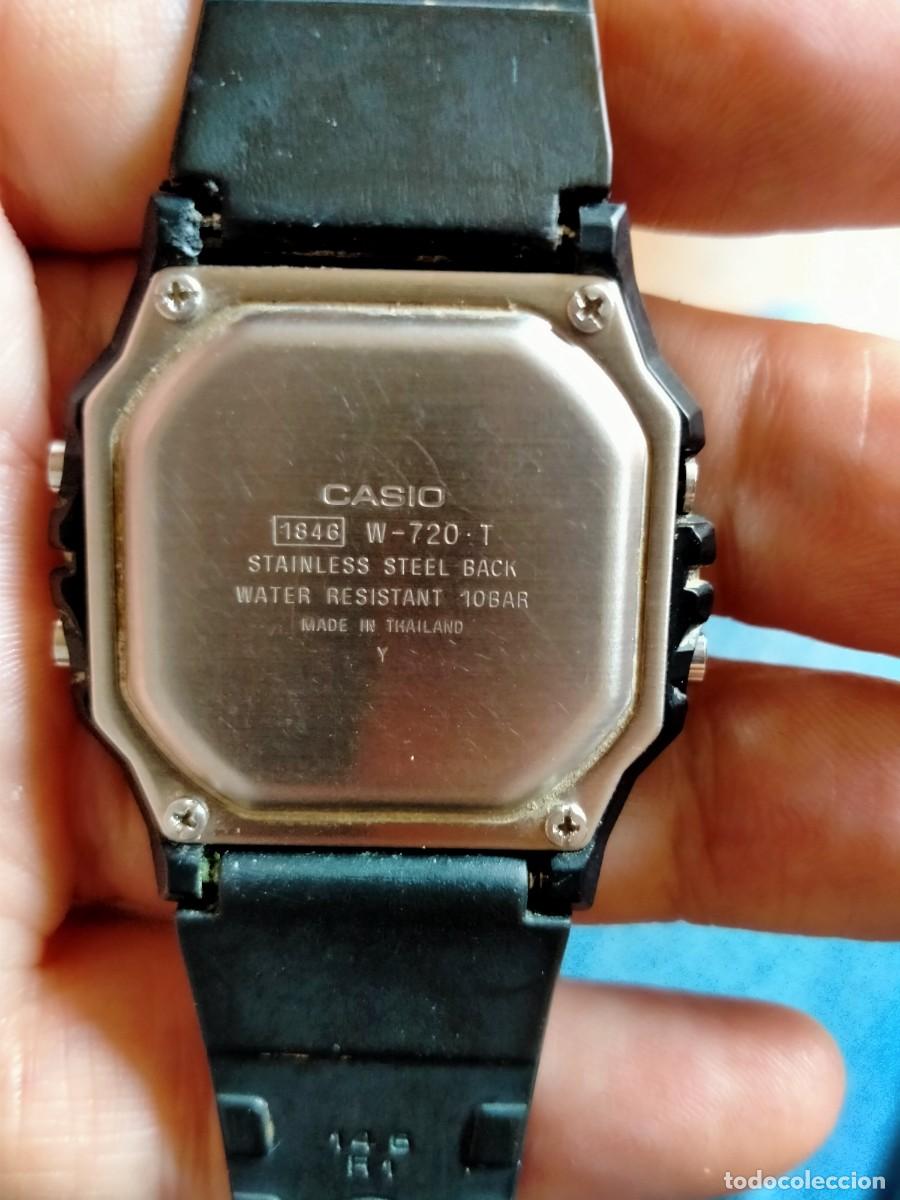 Relojes - Casio: RELOJ CASIO W720T W-720 T FUNCIONANDO PERFECTO - Foto 4
