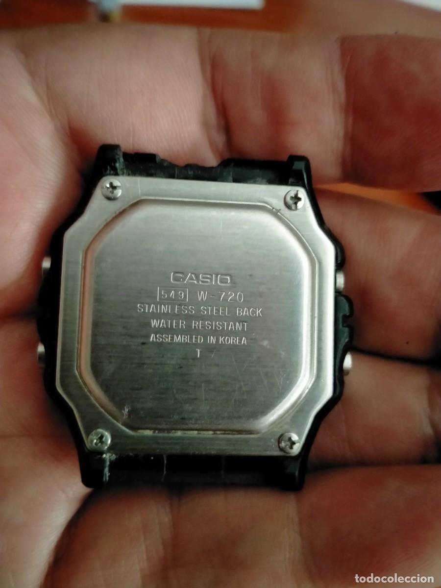 Relojes - Casio: CASIO W720 W-720 FUNCIONANDO EXCEPTO LUZ - Foto 4