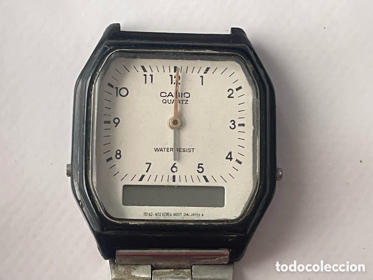 Relojes - Casio: Casio Vintage AQ-8W Ana-Digi, de pila, sin probar - Correa no original