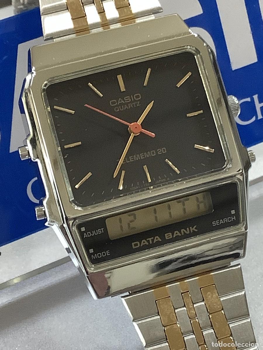 Relojes - Casio: RELOJ CASIO AB 100 &rdquo; DATA BANK &rdquo; JAPAN A&ntilde;o 1987 !!REACONDICIONADO !!(VER FOTOS)