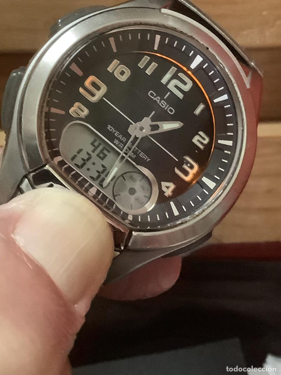 Relojes - Casio: RELOJ CASIO AW 180 W &rdquo; DATA BANK 30 &rdquo; Battery 10 A&ntilde;os (VER FOTOS)