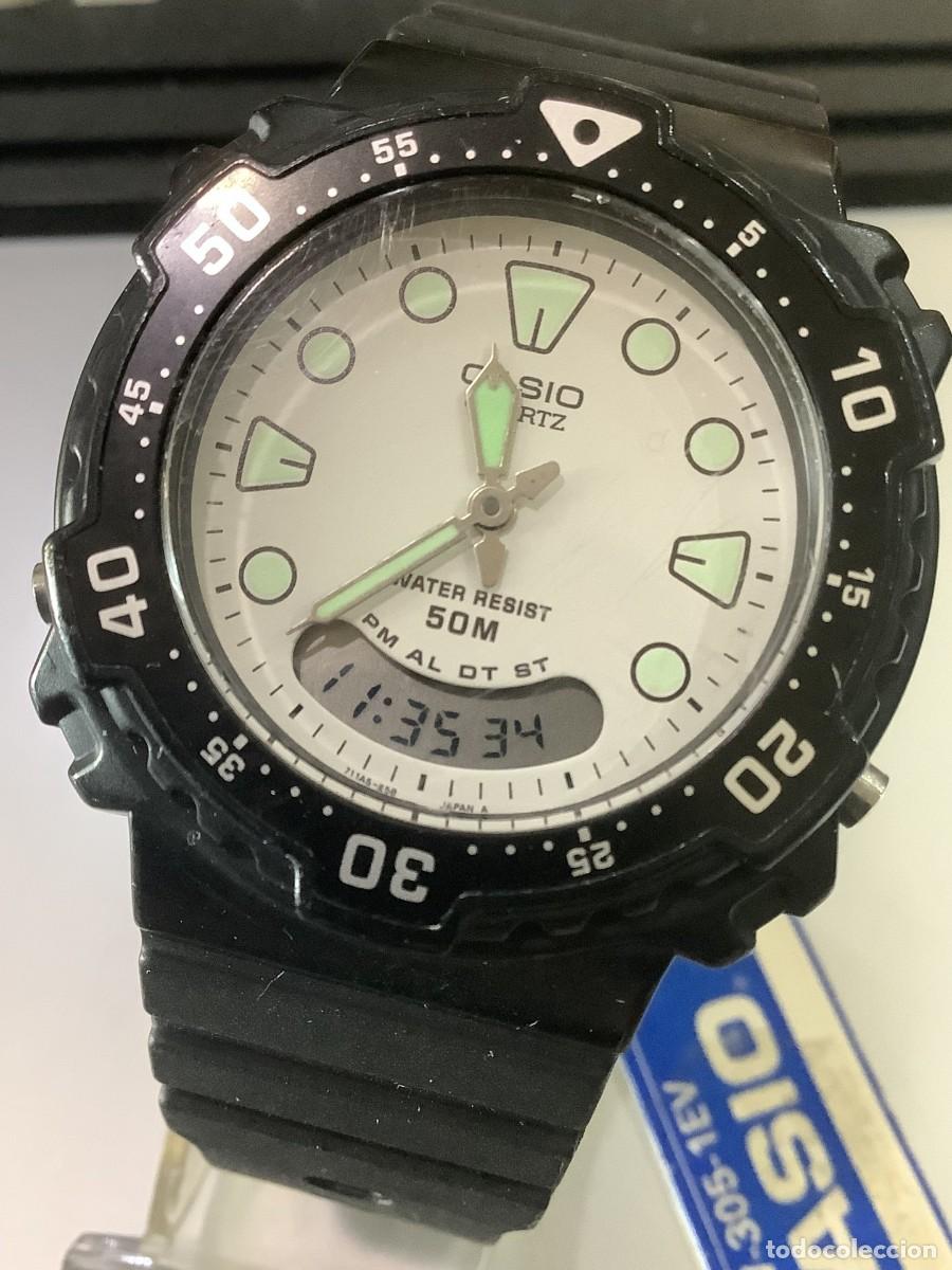 Relojes - Casio: RELOJ CASIO AW 305 &rdquo; WHITE &rdquo; &iexcl;&iexcl; VINTAGE A&ntilde;o 1993 !! (VER FOTOS)