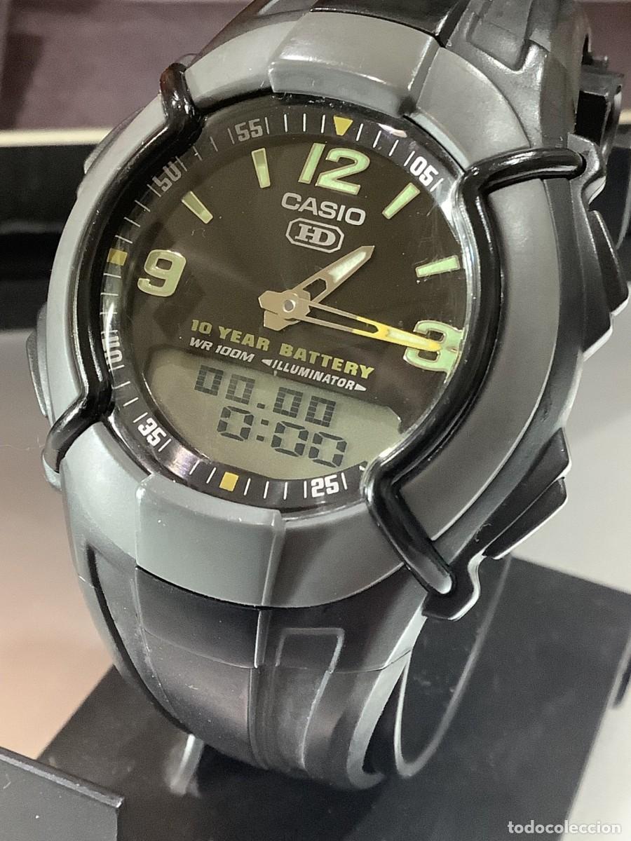 Relojes - Casio: RELOJ CASIO HDO 600 Black &rdquo; BATTERY 10 A&ntilde;os &rdquo; &iexcl;&iexcl; VNTAGE !! (VER FOTOS)