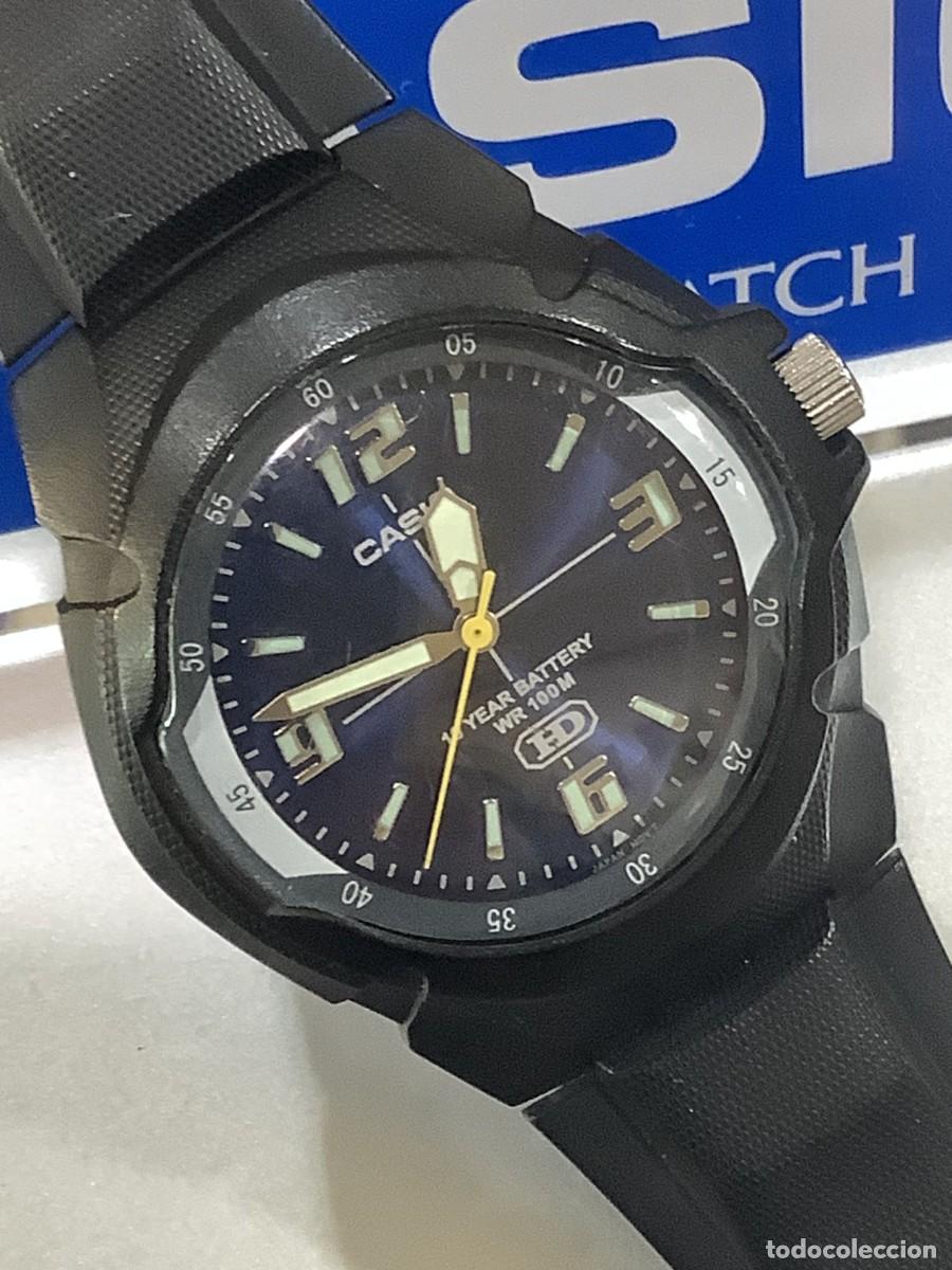 Relojes - Casio: RELOJ CASIO MW 600 Blue &rdquo; BATTERY 10 A&ntilde;os &rdquo; &iexcl;&iexcl; VNTAGE !! (VER FOTOS)