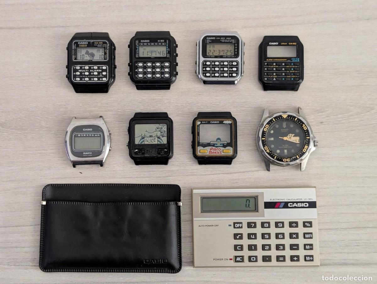 Relojes - Casio: Lote relojes Casio Game Calculator Calculadora Back to the Future GT-6 CA-901 CA-50 Regreso Futuro