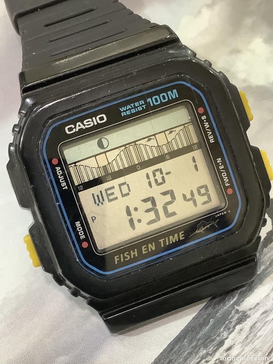 Relojes - Casio: RELOJ CASIO FT 100W &rdquo; MARLIN FISH en TIME &rdquo; JAPAN A&ntilde;o 1989 &iexcl;&iexcl; COLECCIONISTAS !! (VER FOTOS)