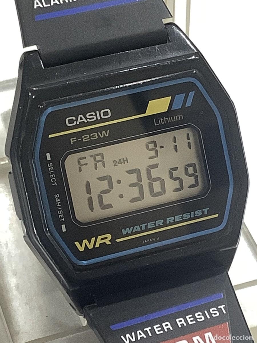 Relojes - Casio: RELOJ CASIO F 23 Blue &rdquo; RARO JAPAN A&ntilde;os 80 &rdquo; &iexcl;&iexcl; COLECCIONISTAS !! (VER FOTOS)