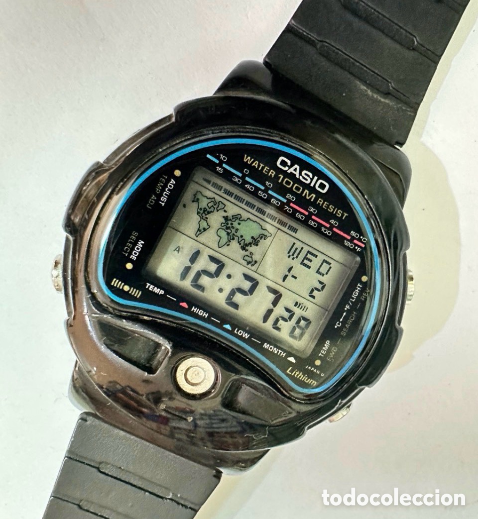 Uhren - Casio: Antiguo Reloj CASIO ST-100 ALTI-Jap&oacute;n Vintage