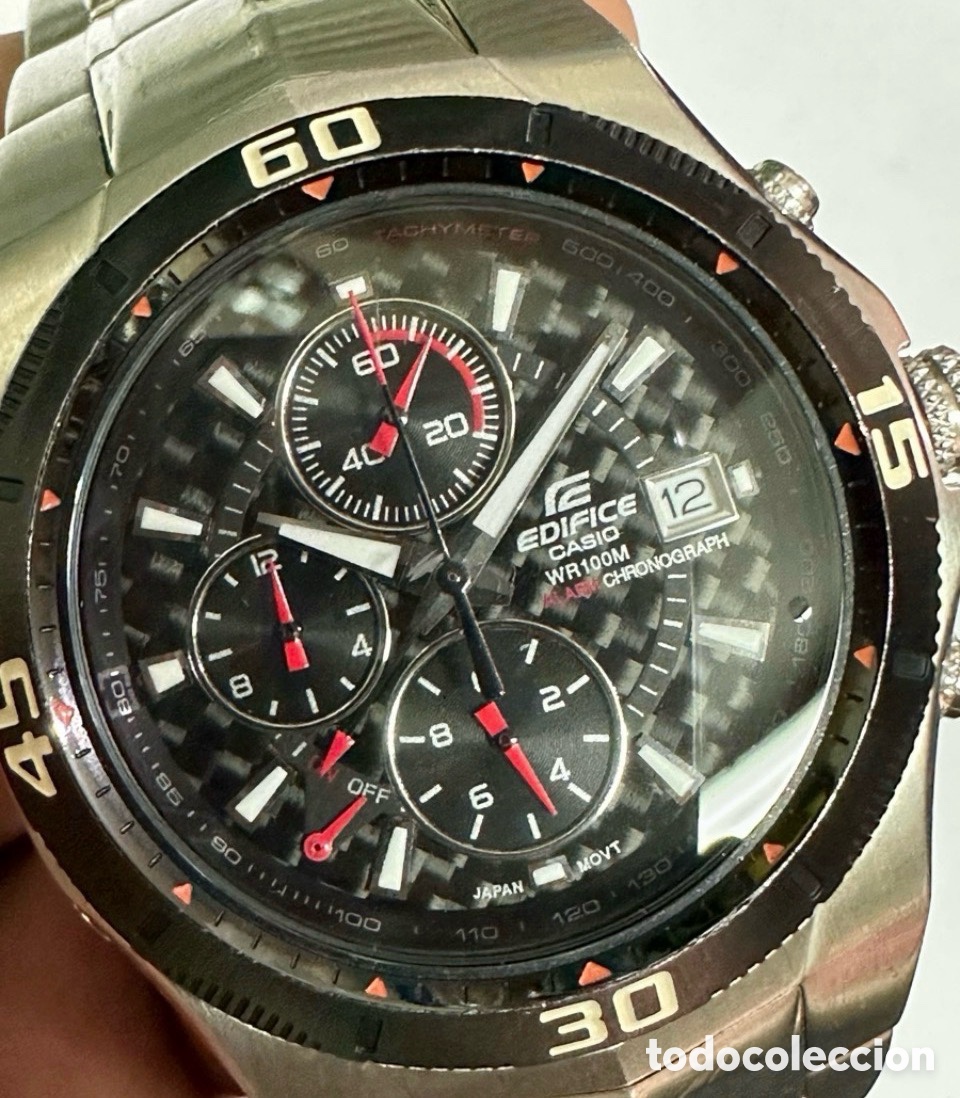 Relojes - Casio: Reloj CASIO EF-514SP-1 MEN Edifice Chronograph Multifunction Dial - Foto 11