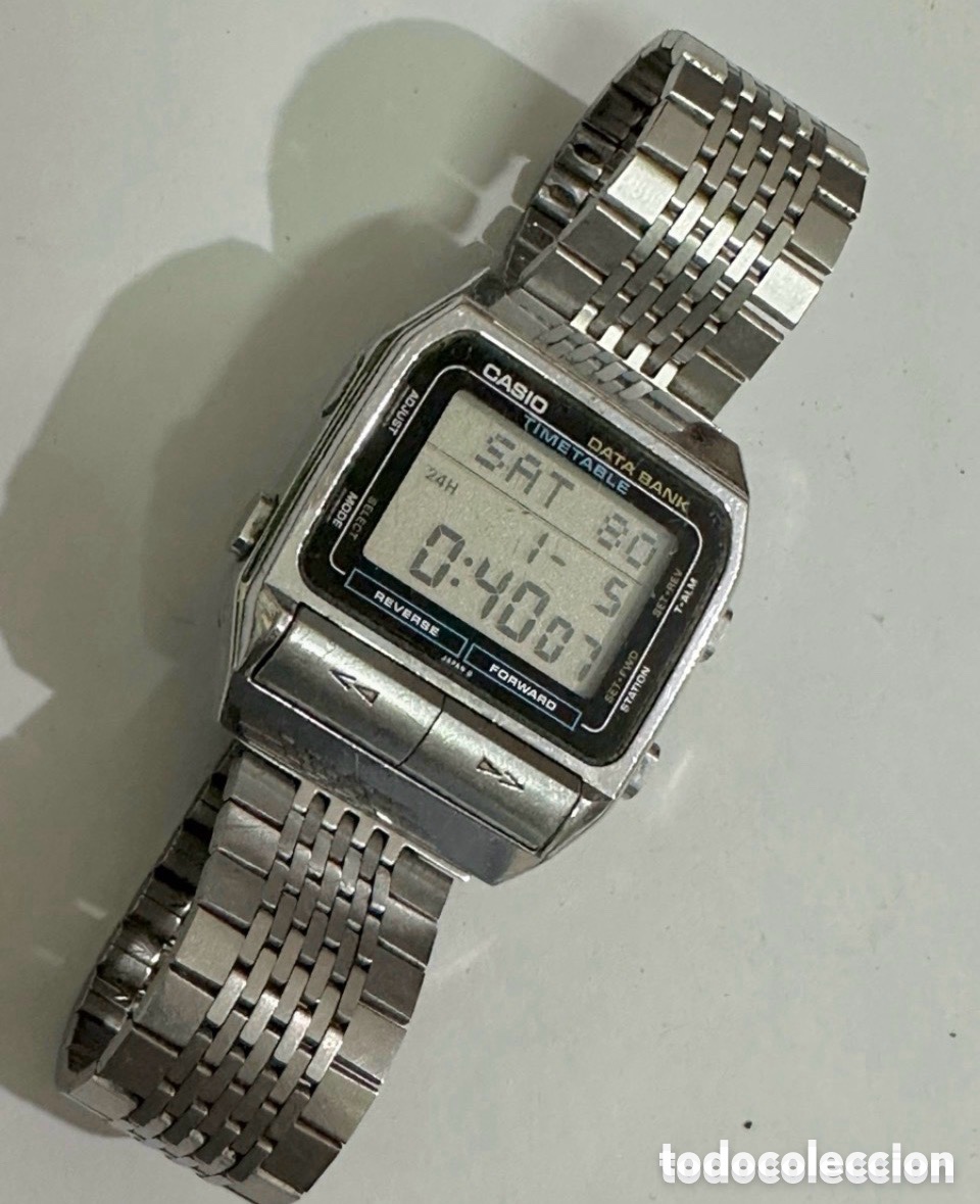 Montres - Casio: Reloj CASIO DBT-700 DATA BANK TIMETABLE Jap&oacute;n Vintage