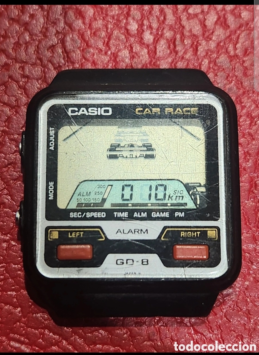 Relojes - Casio: Reloj Casio GD-8 Car Race Game