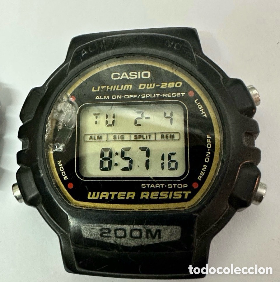 Relojes - Casio: Lote De Dos CASIO DW-280 WATER RESIST 200M - Foto 3