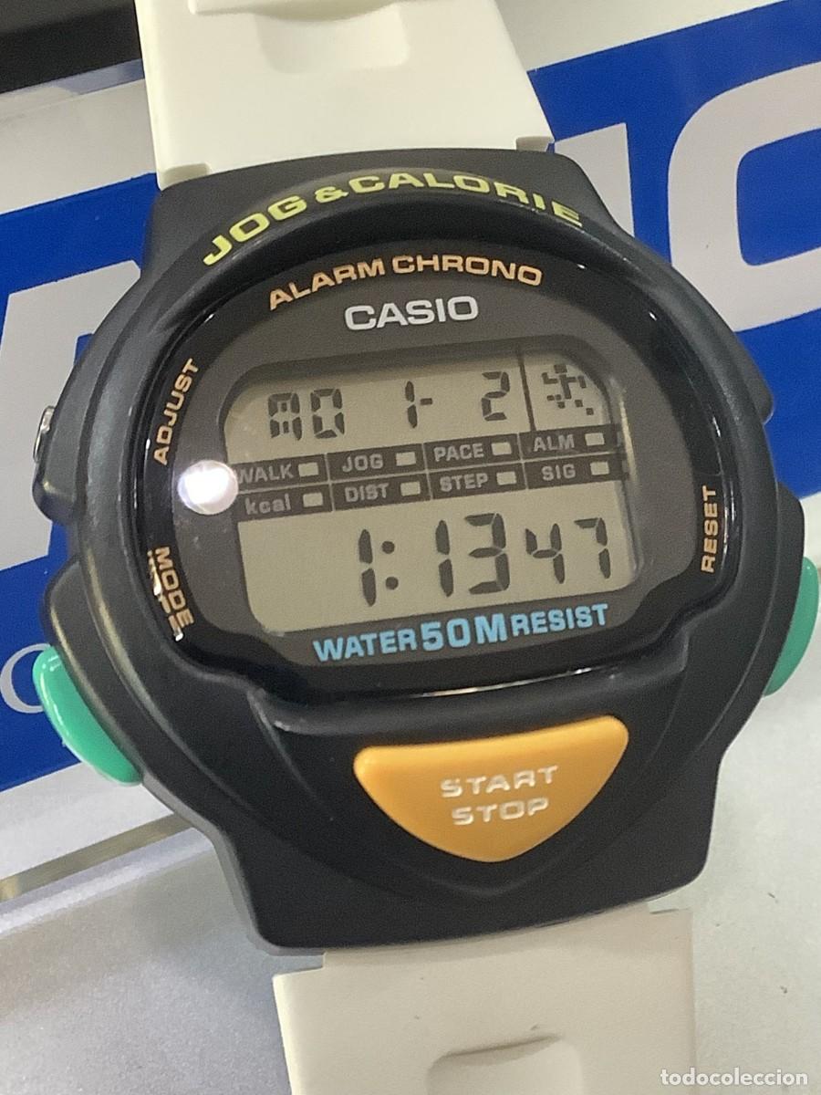 Relojes - Casio: RELOJ CASIO LJC 10 &rdquo;JOG & CALORIE &rdquo; KOREA A&ntilde;o 1992 (VER FOTOS)