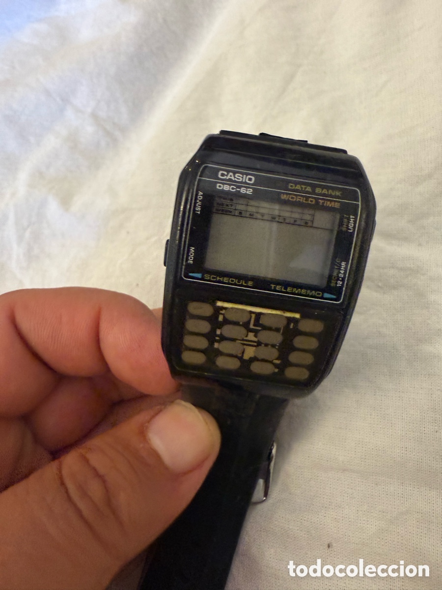 Relojes - Casio: CASIO DBC-62 DATA BANK M&Oacute;DULO 676 &ndash; CALCULADORA &ndash; VINTAGE A&Ntilde;OS 80