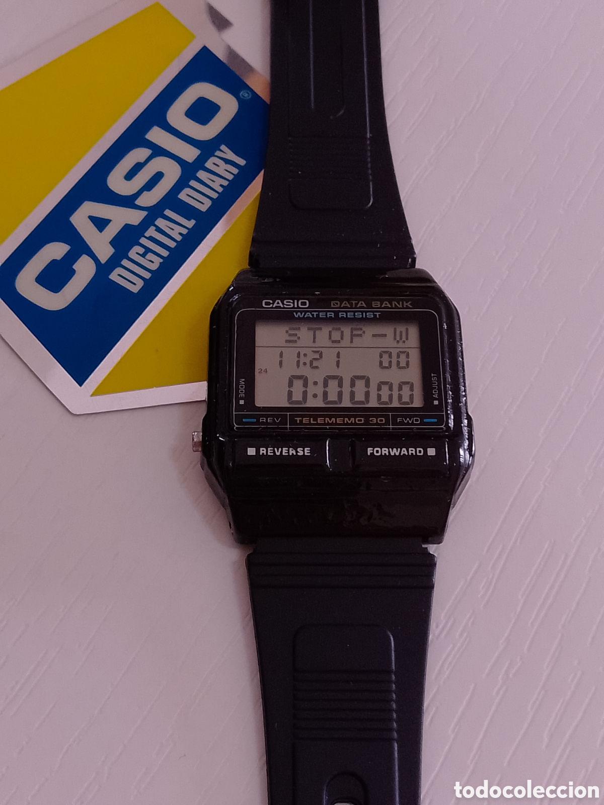 Relojes - Casio: Reloj Casio Data bank DB31 de 1989 - Foto 7