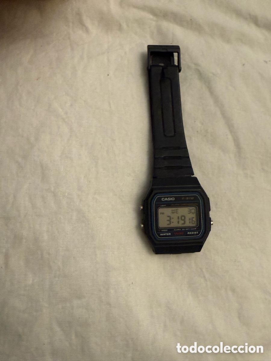 Relojes - Casio: RELOJ CASIO DIGITAL VINTAGE F-91W &ndash; MADE IN MALAYSIA &ndash; FUNCIONANDO a&ntilde;os 1989.