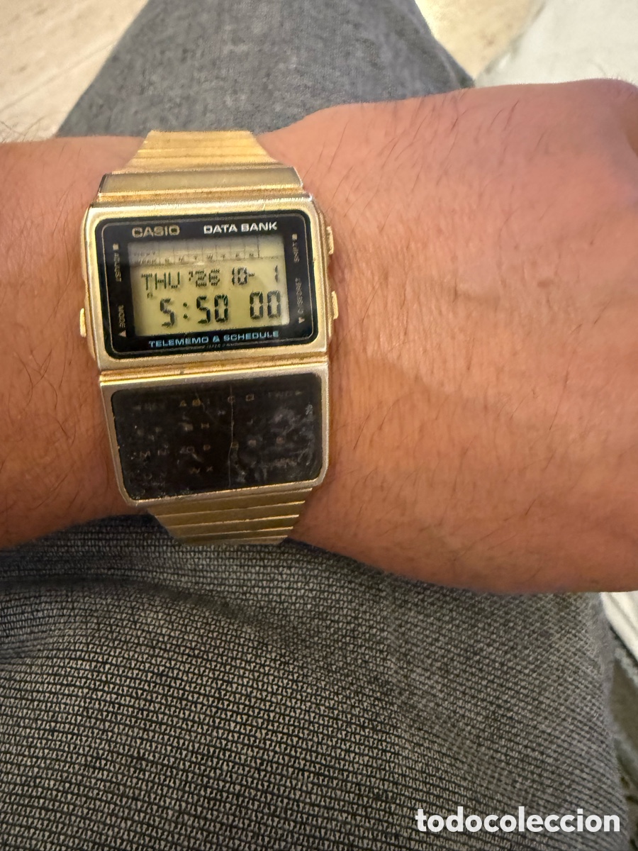 Relojes - Casio: Reloj Casio Data Bank DBC-610 m&oacute;dulo 676 &ndash; Telememo &ndash; vintage a&ntilde;os 80 &ndash; funcionando - Foto 2