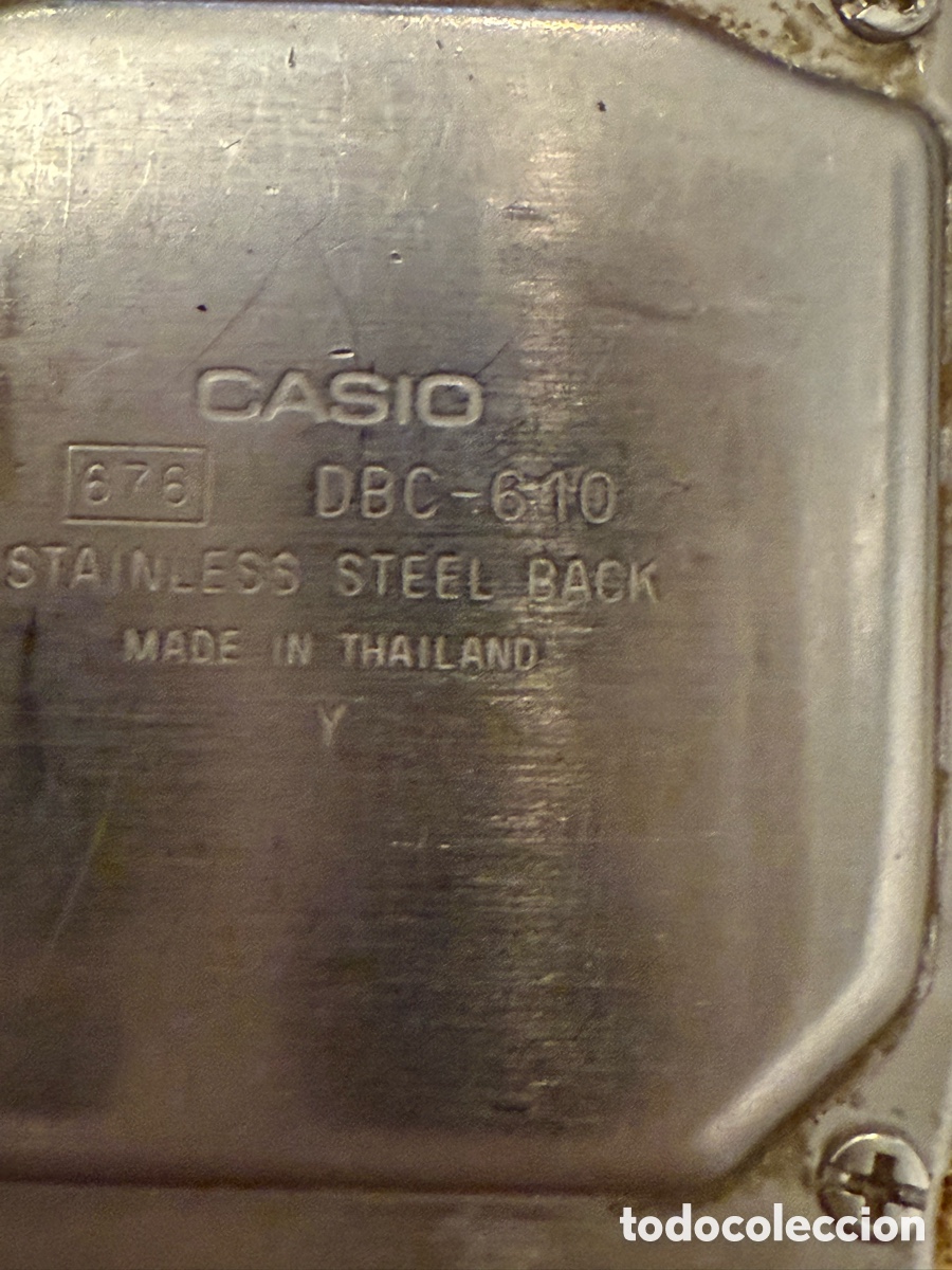 Relojes - Casio: Reloj Casio Data Bank DBC-610 m&oacute;dulo 676 &ndash; Telememo &ndash; vintage a&ntilde;os 80 &ndash; funcionando - Foto 3