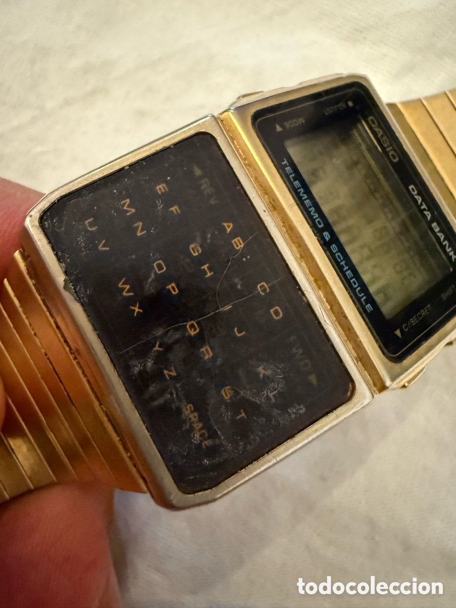 Relojes - Casio: Reloj Casio Data Bank DBC-610 m&oacute;dulo 676 &ndash; Telememo &ndash; vintage a&ntilde;os 80 &ndash; funcionando - Foto 4