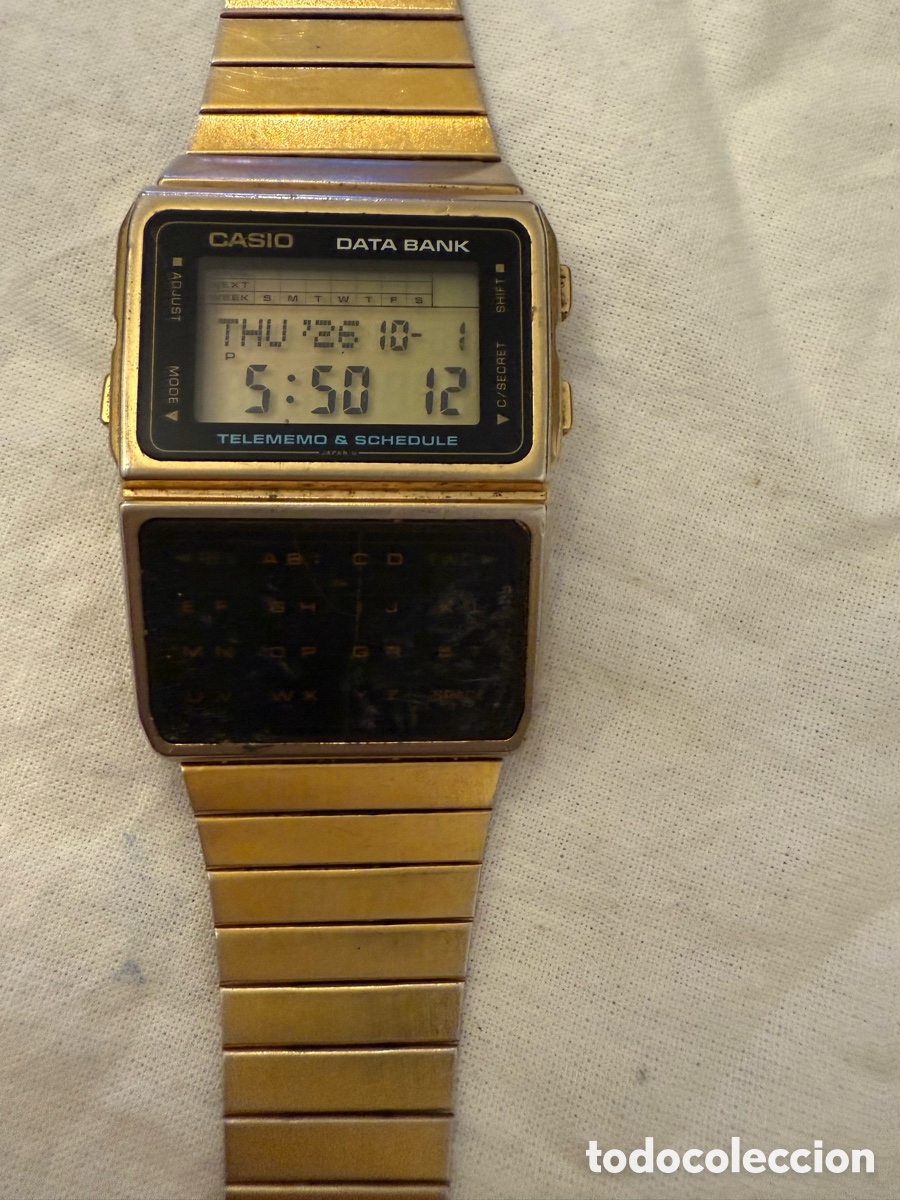 Relojes - Casio: Reloj Casio Data Bank DBC-610 m&oacute;dulo 676 &ndash; Telememo &ndash; vintage a&ntilde;os 80 &ndash; funcionando
