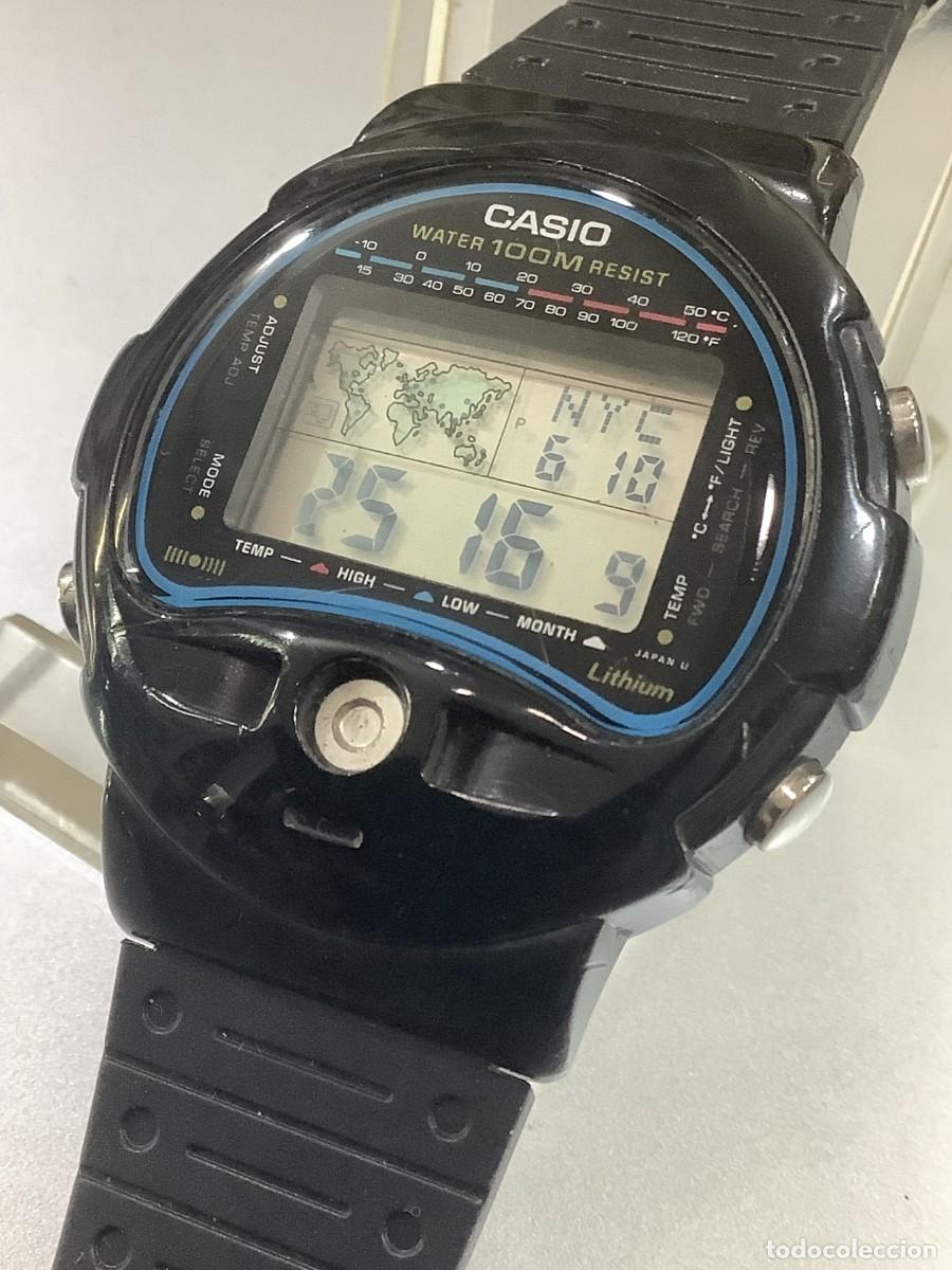 Relojes - Casio: RELOJ CASIO TS 100 &rdquo; THERMOMETER &rdquo; JAPAN A&ntilde;o 1989 (VER FOTOS)