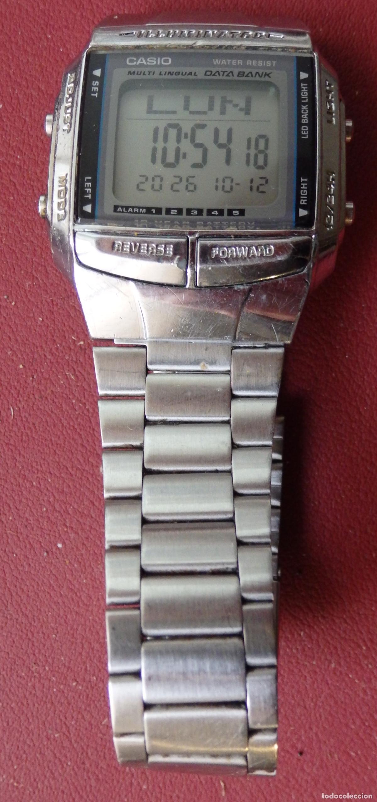 Orologi - Casio: RELOJ CASIO 2515 DB-360 DATA BANK 6 ALARMAS MULTILENGUA ALARMAS.......