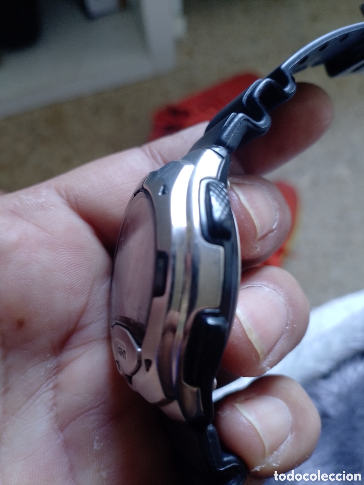 Relojes - Casio: Vintage Casio w-753 m&oacute;dulo 2926 con mini bombilla funciona bien - Foto 3