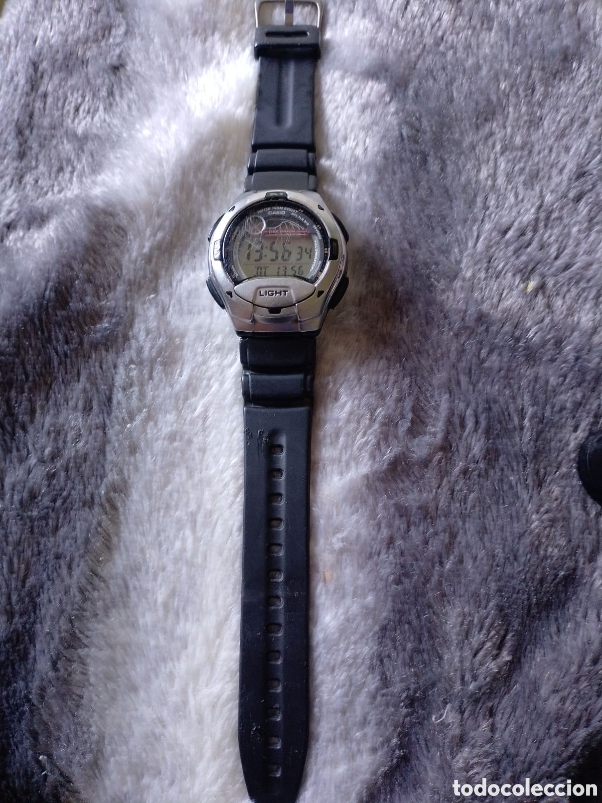 Relojes - Casio: Vintage Casio w-753 m&oacute;dulo 2926 con mini bombilla funciona bien - Foto 7