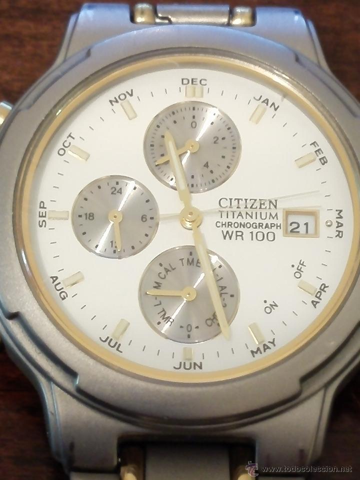 Precioso reloj citizen wr100 titanio bonita esf - Sold at Auction - 48632042