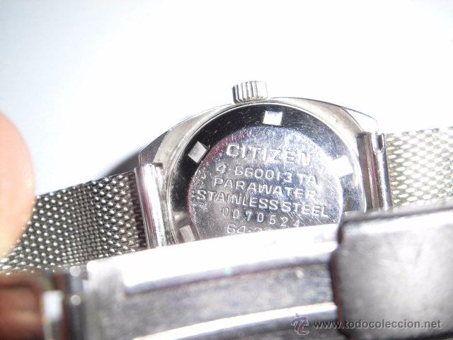 Relojes - Citizen: RELOJ AUTOMATICO CITIZEN FUNCIONANDO ,CRISTAL RAYADO - Foto 13