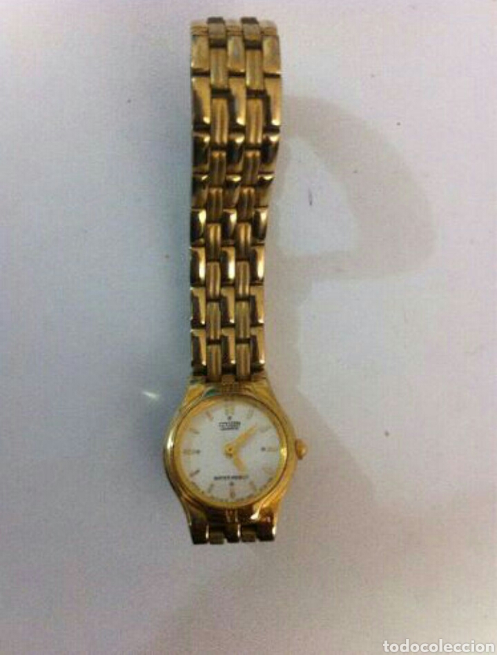 reloj citizen enchapado en oro