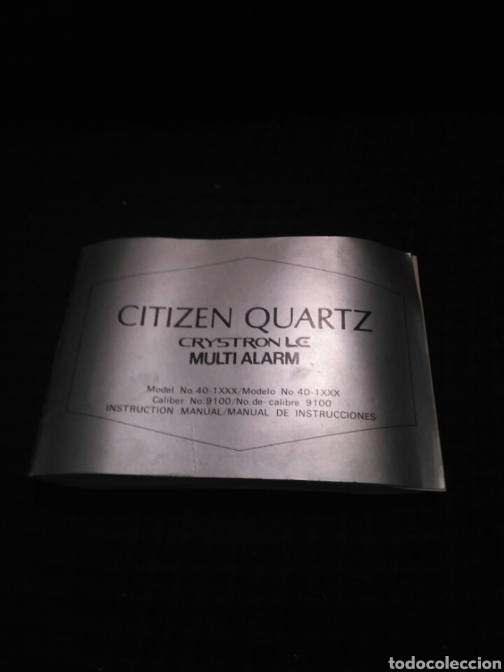 Relojes - Citizen: Instrucciones completas citizen quartz crystron lc - Foto 1