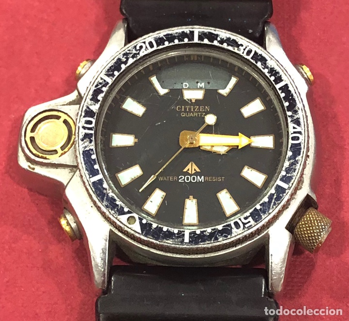 Reloj citizen quartz, water 200m resist 