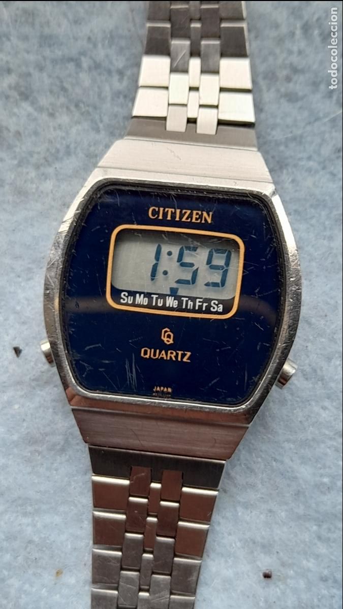 Relojes - Citizen: Reloj Marca Citizen Digital Vintage de Dama. Funcionando. - Foto 9