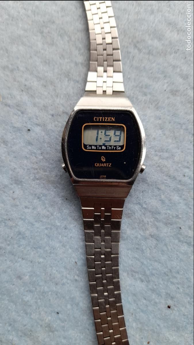 Relojes - Citizen: Reloj Marca Citizen Digital Vintage de Dama. Funcionando. - Foto 1