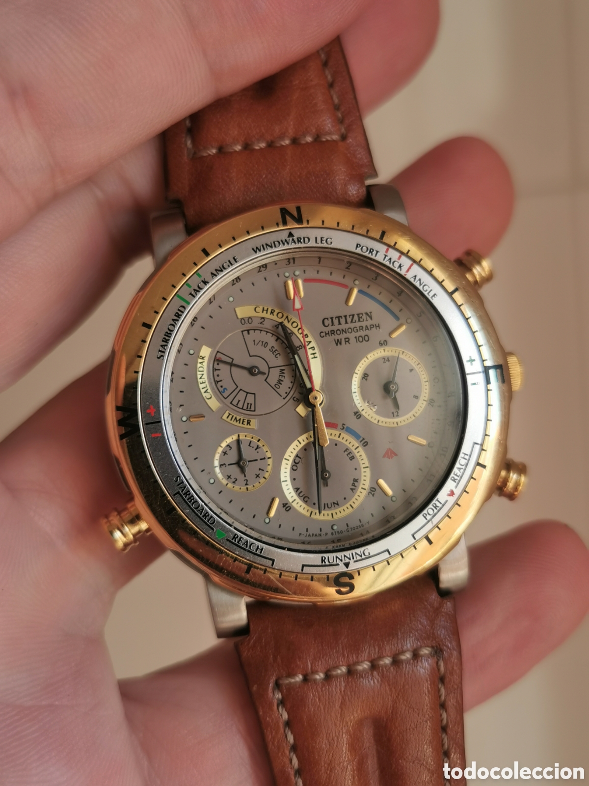 Relojes - Citizen: Raro citizen 6750 quartz chronograph - Foto 1