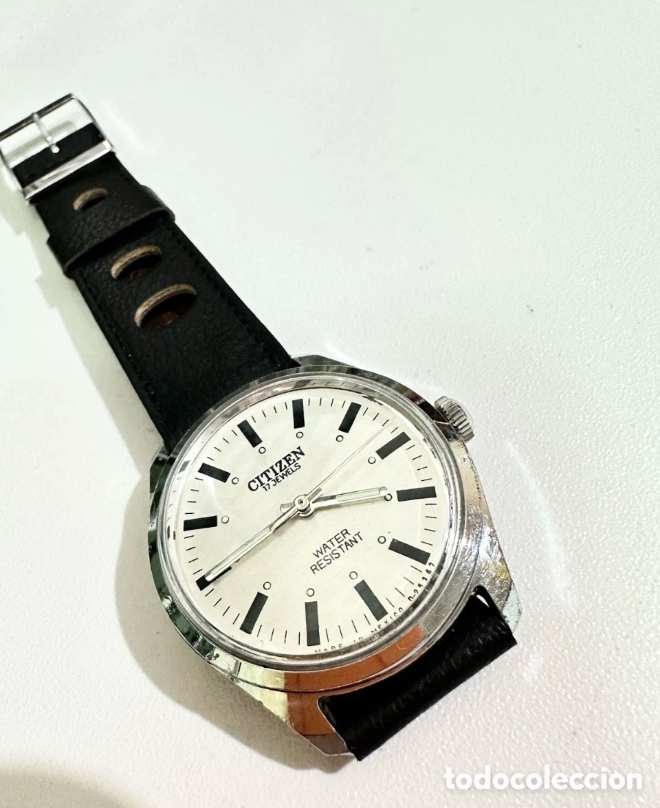 Relojes - Citizen: Raro Citizen CM C-25106 De Cuerda 17 Jewels Con D&iacute;a Vintage