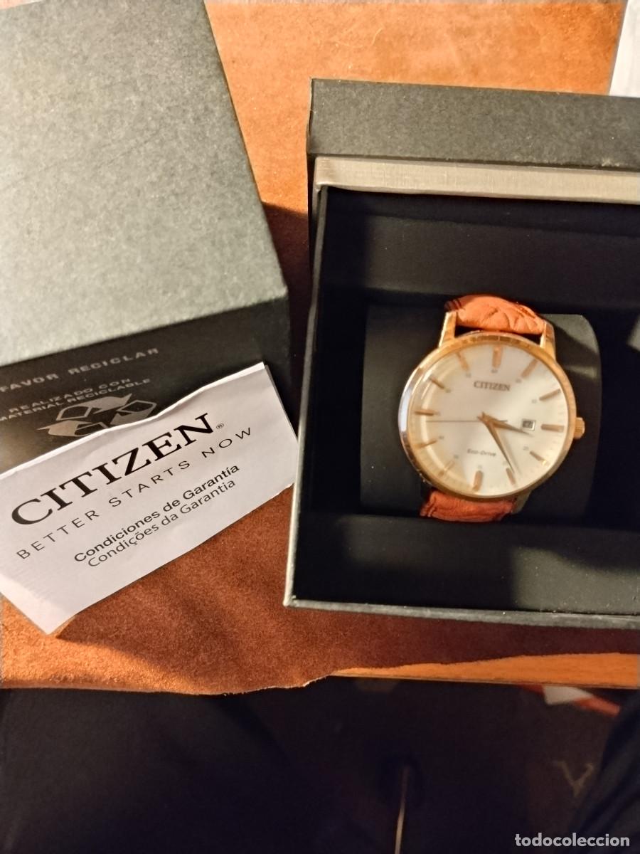Relojes - Citizen: Citizen Eco‑Drive E117 dorado &bull; Con caja y garant&iacute;a
