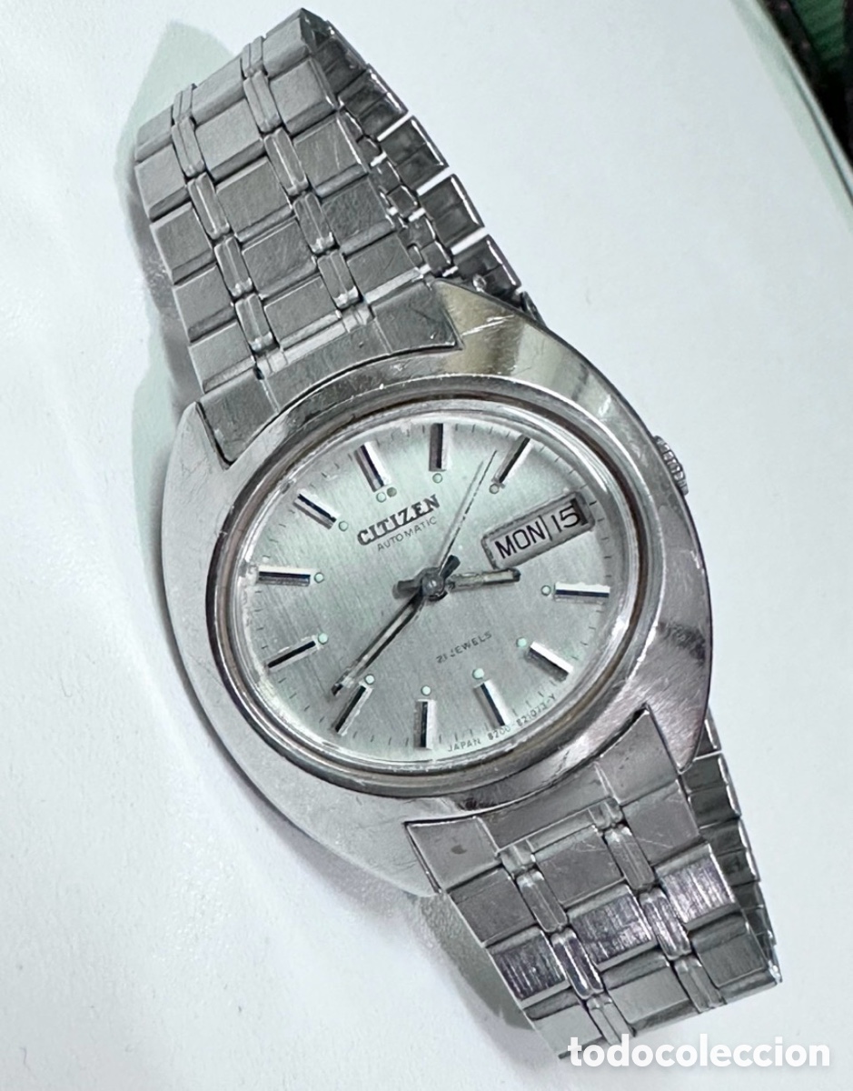 Uhren - Citizen: Reloj CITIZEN 21 JEWELS Autom&aacute;tico Con D&iacute;a y Fecha Jap&oacute;n Vintage