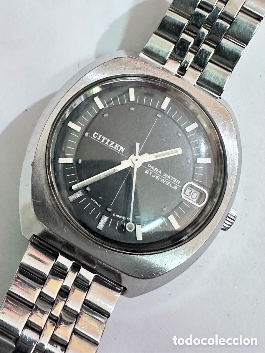 Uhren - Citizen: Raro Reloj CITIZEN PARA WATER Con D&iacute;a 21 JEWELS