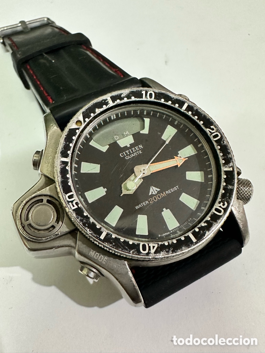 Uhren - Citizen: Antiguo Reloj CITIZEN DIVER&rsquo;S ANA DIGI 200M Jap&oacute;n vintage