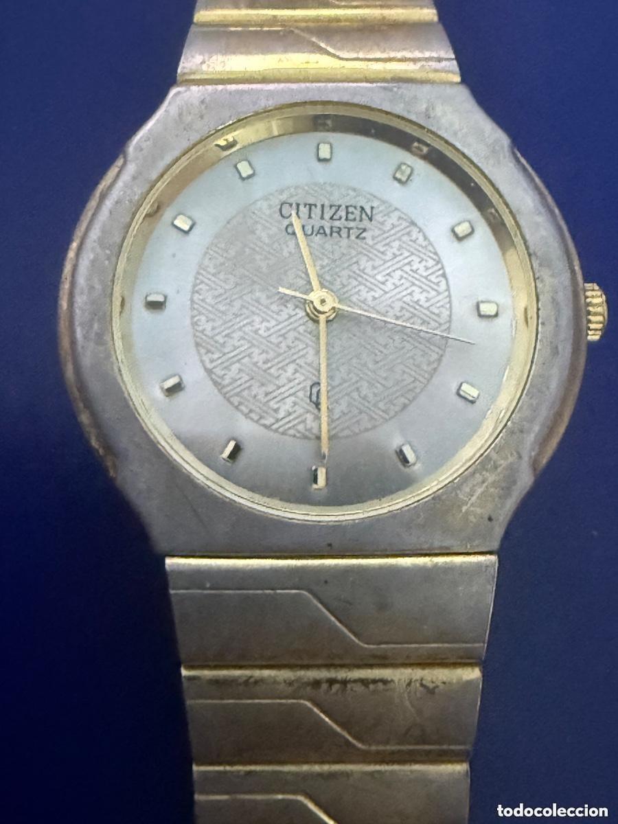 Uhren - Citizen: Citizen Quartz 30 mm &ndash; Bicolor acero/dorado &ndash; Vintage 90s &ndash; Bater&iacute;a nueva &ndash; Funciona perfecto