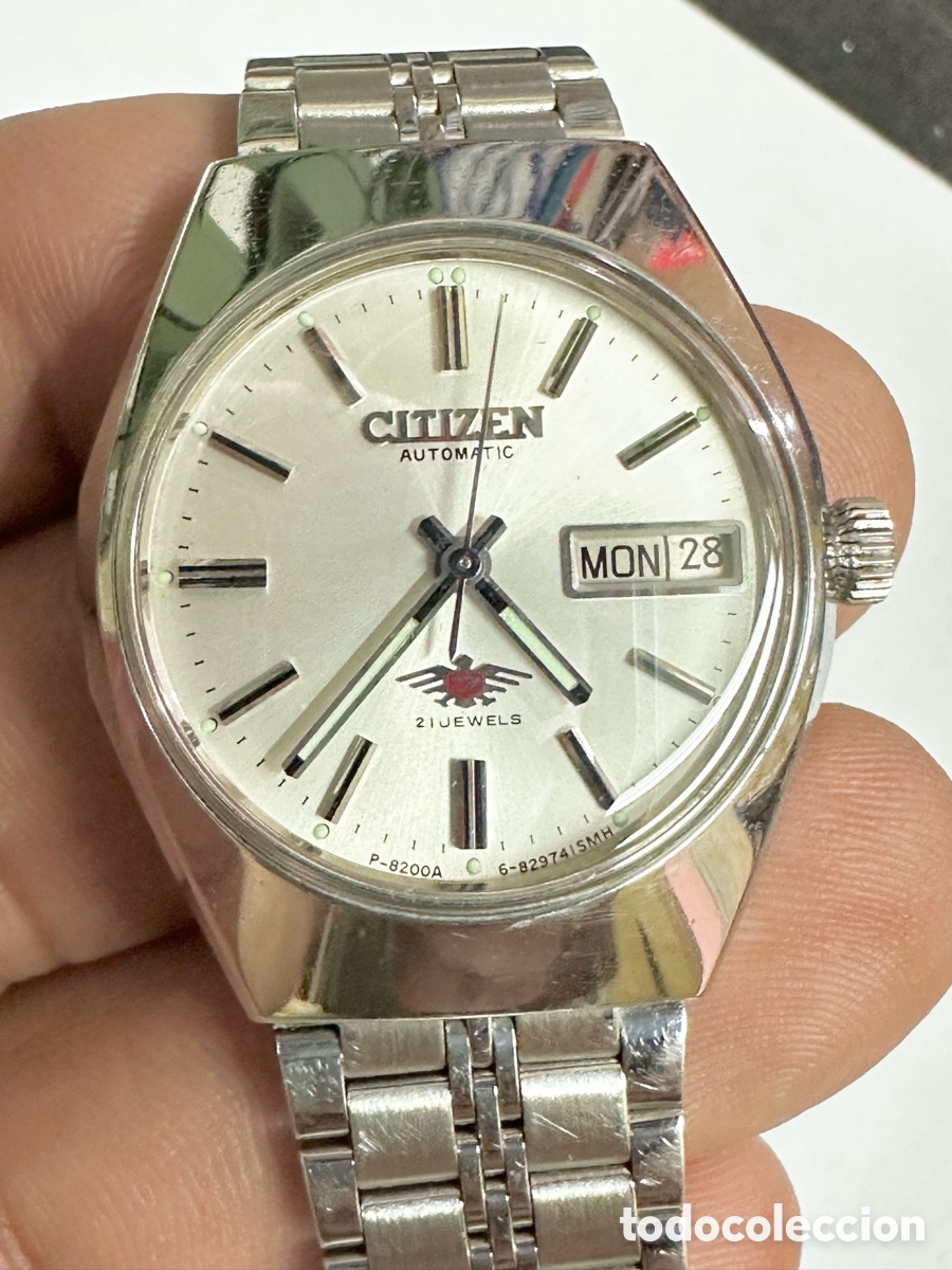 Relojes - Citizen: Reloj CITIZEN AUTOM&Aacute;TIC CALENDAR JAPAN VINTAGE