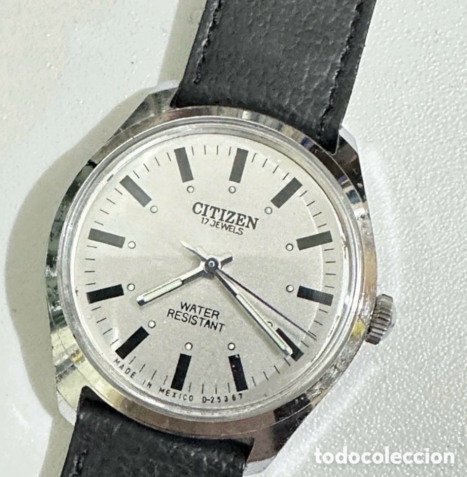 Relojes - Citizen: Raro Citizen CM C-25106 De Cuerda 17 Jewels Con D&iacute;a Vintage