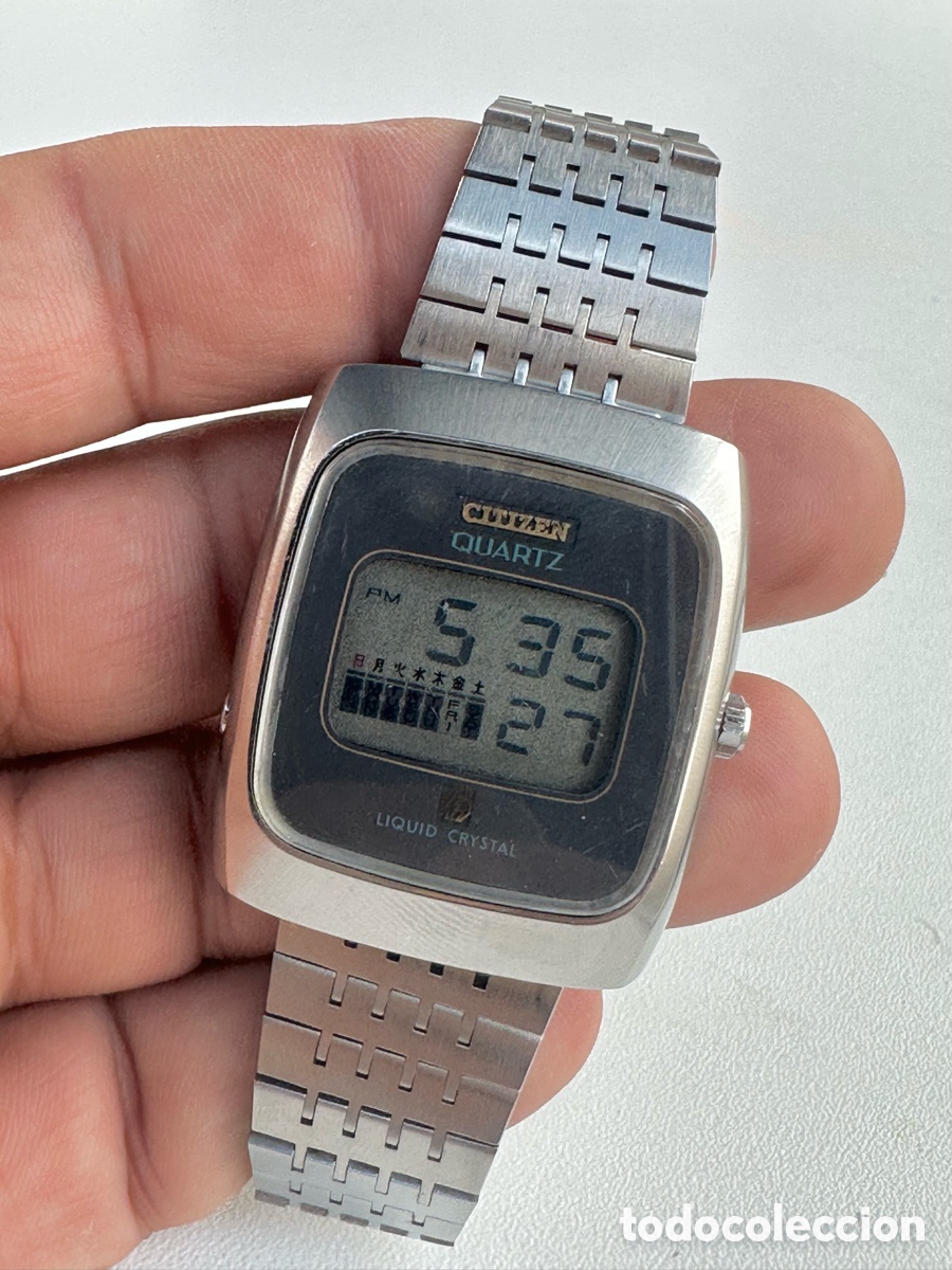Relojes - Citizen: Antiguo Reloj CITIZEN LIQUID CRYSTAL LCD Quartz Japan Vintage