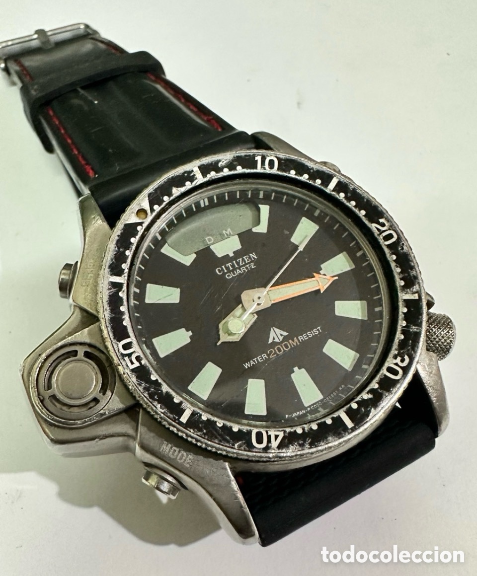 Relojes - Citizen: Antiguo Reloj CITIZEN DIVER&rsquo;S ANA DIGI 200M Jap&oacute;n vintage