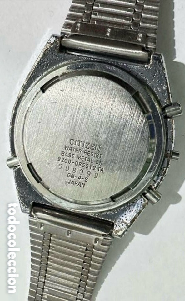 Relojes - Citizen: Antiguo Reloj Citizen digital LCD vintage con m&uacute;ltiples funciones. - Foto 5