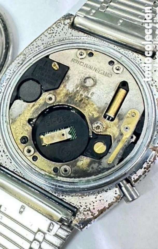 Relojes - Citizen: Antiguo Reloj Citizen digital LCD vintage con m&uacute;ltiples funciones. - Foto 6