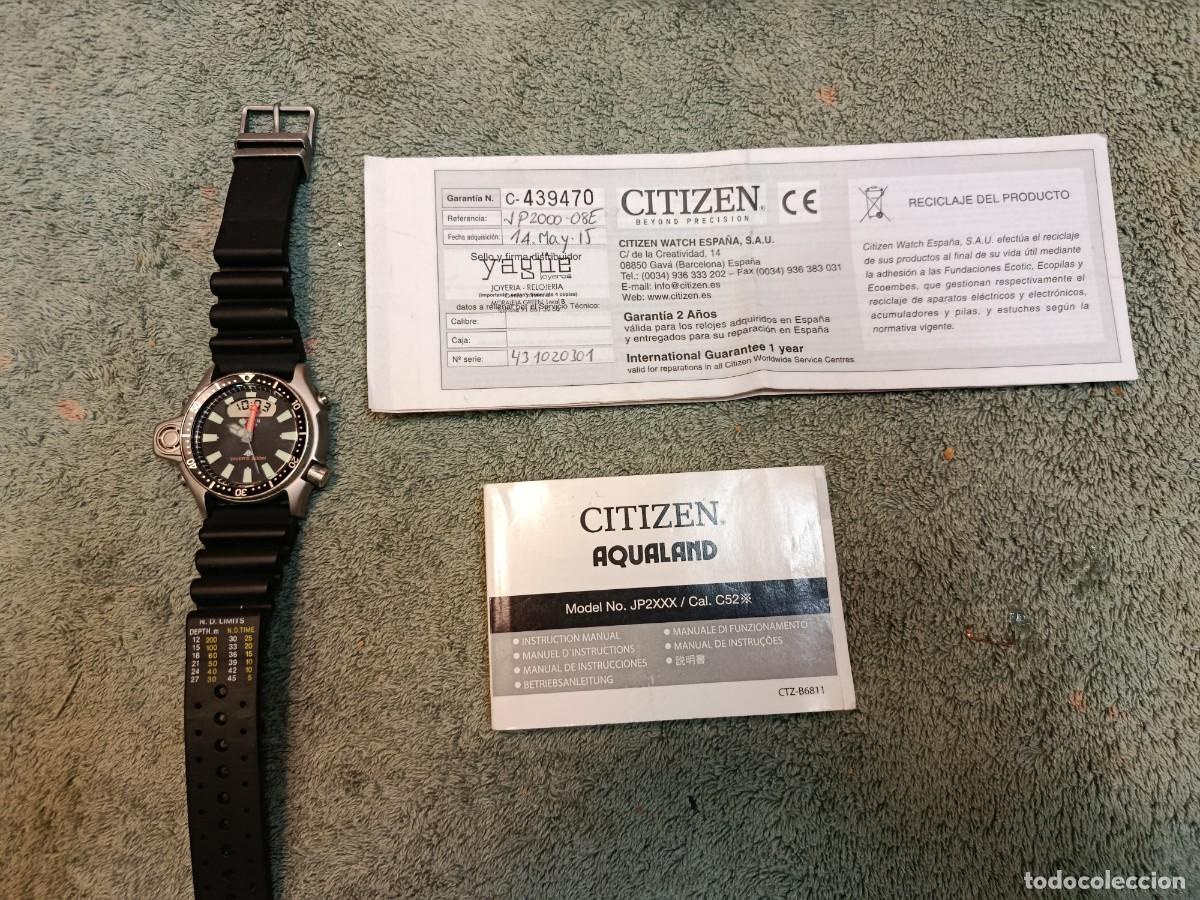 Relojes - Citizen: Reloj de buceo Citizen Promaster Aqualand REF-5524 - Foto 2
