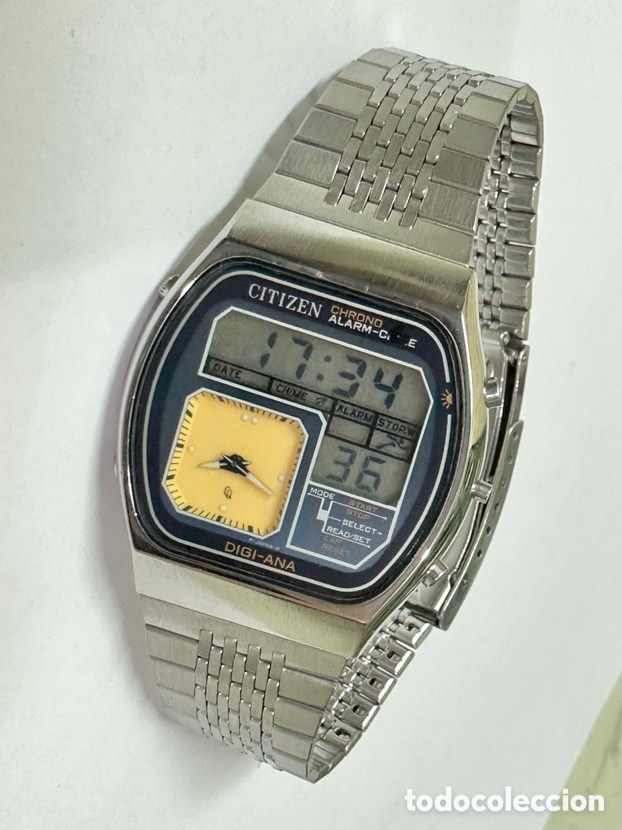 Watches - Citizen: Reloj Colecci&oacute;n Vintage CITIZEN DIGI-ANA ALARM CHRONOGRAPH Jap&oacute;n